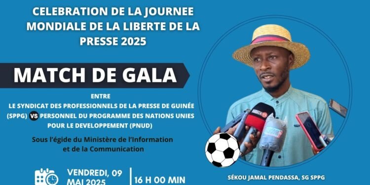 Le SPPG et le PNUD célèbrent la Journée mondiale de la liberté de la presse autour d&rsquo;un match de Gala